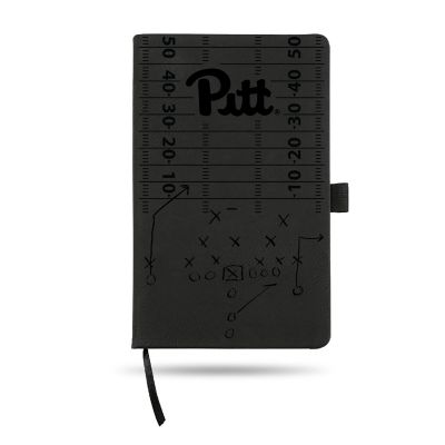 Rico Industries NCAA  Pitt Panthers Black Journal/Notepad 8.25" x 5.25"- Office Accessory Image 1