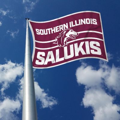 Rico Industries NCAA  Southern Illinois Salukis Bold 3' x 5' Banner Flag Single Sided - Indoor or Outdoor - Home D&#233;cor Image 2