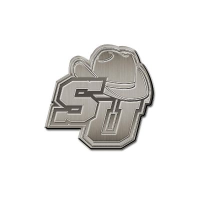 Rico Industries NCAA  Stetson Hatters Standard Antique Nickel Auto Emblem for Car/Truck/SUV Image 1