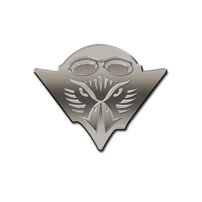 Rico Industries NCAA Tennessee-Martin Skyhawks Antique Nickel Auto Emblem for Car/Truck/SUV Image 1