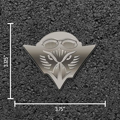 Rico Industries NCAA Tennessee-Martin Skyhawks Antique Nickel Auto Emblem for Car/Truck/SUV Image 3