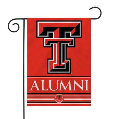 Rico Industries NCAA  Texas Tech Red Raiders Alumni 13" x 18" Double Sided Garden Flag Image 1