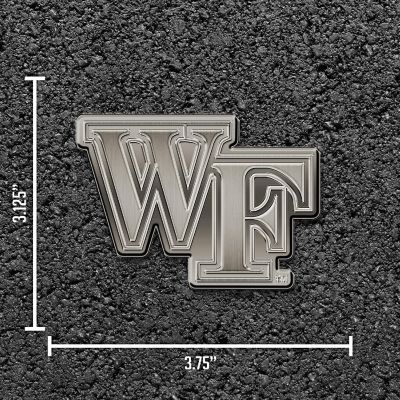 Rico Industries NCAA Wake Forest Demon Deacons Antique Nickel Auto Emblem for Car/Truck/SUV Image 3