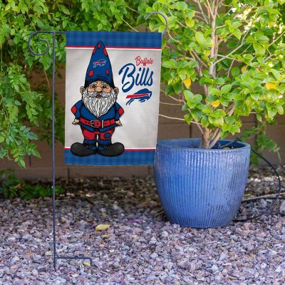 Rico Industries NFL Football Buffalo Bills Gnome Spring 13" x 18" Double Sided Garden Flag Image 3
