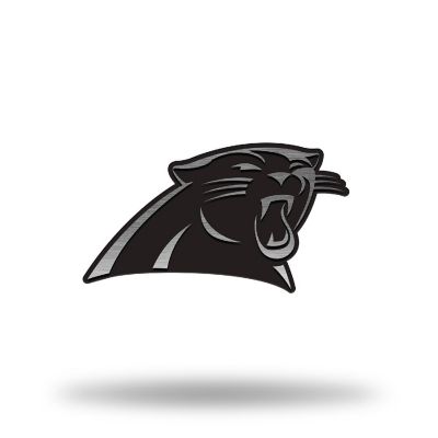 Rico Industries NFL Football Carolina Panthers Standard Antique Nickel Auto Emblem for Car/Truck/SUV Image 1