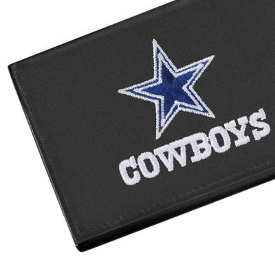 Rico Industries NFL Football Dallas Cowboys  Embroidered Genuine Leather Tri-fold Wallet 3.25" x 4.25" - Slim Image 2