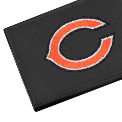 Rico Industries NHL Colorado Avalanche Embroidered Genuine Leather Tri-fold Wallet 3.25" x 4.25" - Slim Image 2