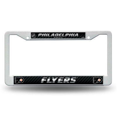 Rico Industries NHL Hockey Philadelphia Flyers  12" x 6" Plastic Car Frame Image 1