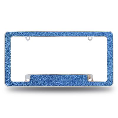 Rico Industries Royal Blue All Over Automotive License Plate Frame for Car/Truck/SUV (12" x 6") Image 1
