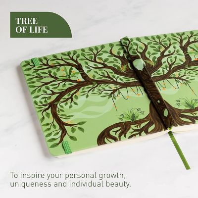 Rileys & Co., 8" x 6", Tree of Life Journal Notebook, Unlined 120 Pages Image 3
