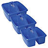 Romanoff Large Utility Caddy, Blue, Pack of 3 Image 1