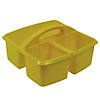 Romanoff Small Utility Caddy, Yellow, Pack of 6 Image 1