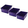 Romanoff Stowaway 5" Letter Box no Lid, Purple, Pack of 3 Image 1