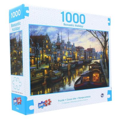 Romantic Holiday 1000 Piece Jigsaw Puzzle  Canal Life Image 2
