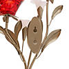 Romantic Roses Candle Wall Sconce 15" Tall Image 3