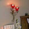 Romantic Roses Candle Wall Sconce 15" Tall Image 4
