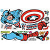 RoomMates Marvel Classic Captain America Comic Peel And Stick Giant Wall Decal Image 2