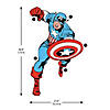 RoomMates Marvel Classic Captain America Comic Peel And Stick Giant Wall Decal Image 3