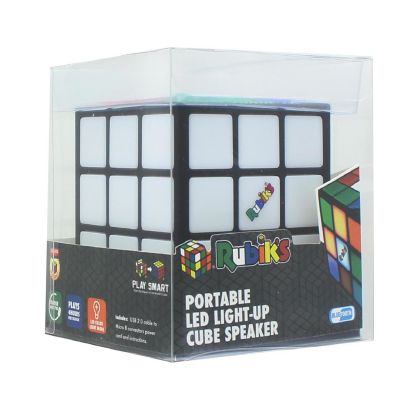 Rubik's Portable Light-Up Cube Speaker Image 1