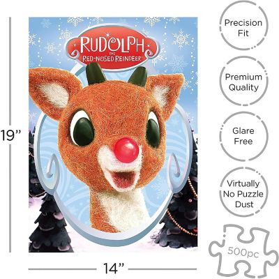 Rudolph the Red-Nosed Reindeer Collage 500 Piece Jigsaw Puzzle Image 1