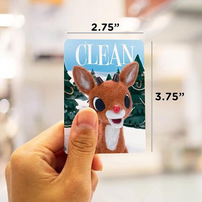 Rudolph the Red-Nosed Reindeer Double Sided Dishwasher Magnet Image 2