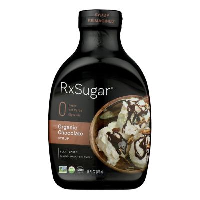 Rxsugar - Syrup Chocolate - Case of 6-16 FZ Image 1