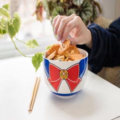 Sailor Moon Japanese Dinnerware Set  16-Ounce Ramen Bowl, Chopsticks Image 1