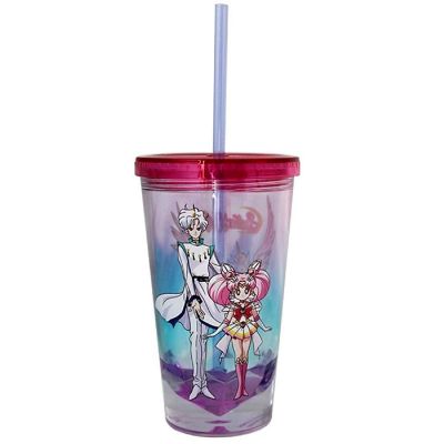 Sailor Moon Pegasus Diamond Bottom 16oz Carnival Cup w/ Straw & Lid Image 1