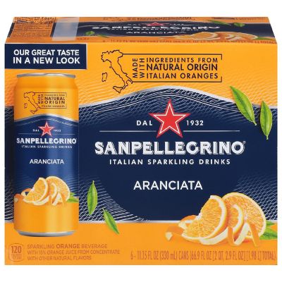 San Pellegrino - Sparkling Beverage Aranciata - Case of 4-6/11.15Z Image 1