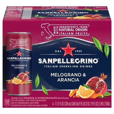 San Pellegrino - Sparkling Beverage Melgrno & Arncia - Case of 4-6/11.15Z Image 1