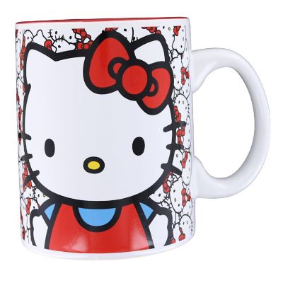 Sanrio Hello Kitty Allover Faces Ceramic Mug  Holds 20 Ounces Image 2