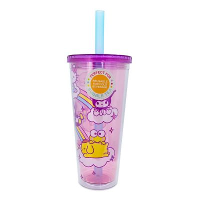 Sanrio Hello Kitty and Friends Carnival Cup With Lid and Straw  Holds 24 Ounces Image 1