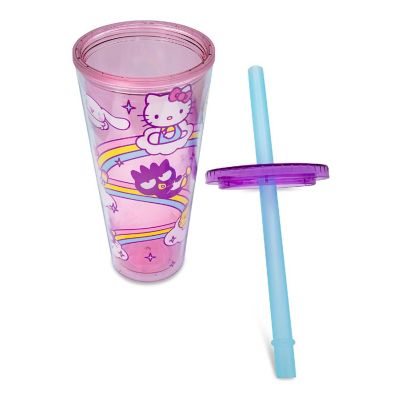 Sanrio Hello Kitty and Friends Carnival Cup With Lid and Straw  Holds 24 Ounces Image 2