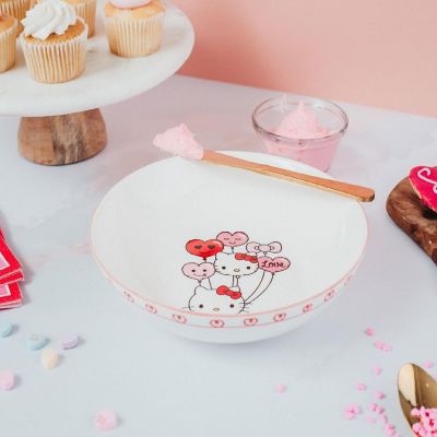Sanrio Hello Kitty Balloons 9-Inch Ceramic Coupe Dinner Bowl Image 3