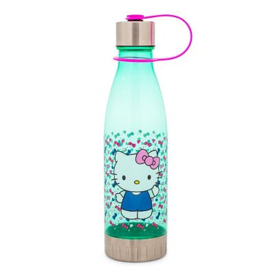 Sanrio Hello Kitty Hearts and Bows Water Bottle With Lid  Holds 20 Ounces Image 1