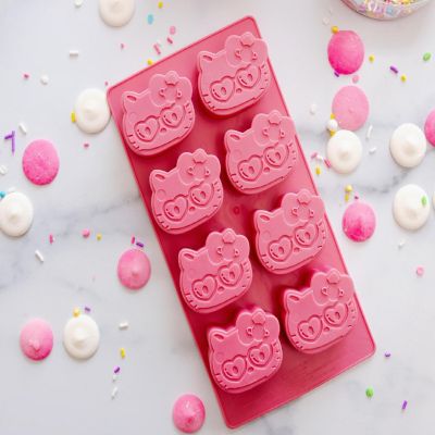 Sanrio Hello Kitty Hearts Silicone Ice Cube Tray  Makes 8 Cubes Image 3