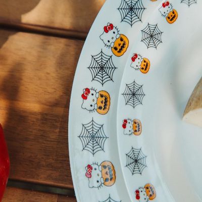 Sanrio Hello Kitty Pumpkin Boo 8-Inch Ceramic Dinner Plate Image 3
