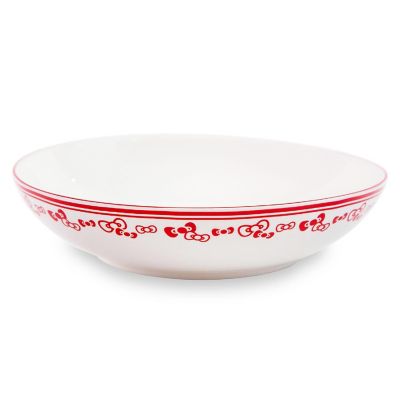 Sanrio Hello Kitty Red Bows 9-Inch Ceramic Coupe Dinner Bowl Image 1
