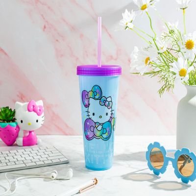 Sanrio Hello Kitty Starshine Color-Changing Plastic Tumbler  Holds 24 Ounces Image 2