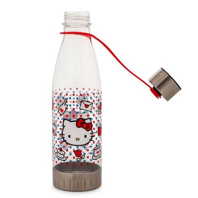Sanrio Hello Kitty Sweet Icons And Dots Water Bottle With Lid  Holds 20 Ounces Image 2