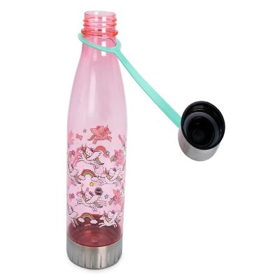 Sanrio Hello Kitty Unicorn Rainbow Toss Water Bottle With Lid  Holds 20 Ounces Image 2