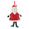 Santa And Snowman Ornament (Set Of 6) 4.75"H, 6"H Dolomite Image 3