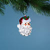 Santa Face Ornament (Set Of 6) 5.5"H Glass Image 2