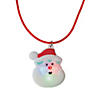 Santa Light-Up Necklaces - 12 Pc. Image 1