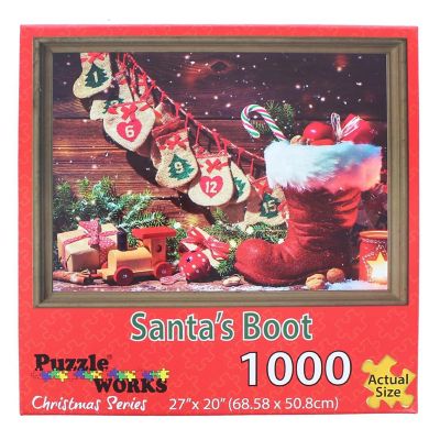 Santas Boot 1000 Piece Jigsaw Puzzle Image 1
