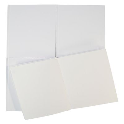 Sax Blanc Books Hardcover Sketchbook, 6-1/4 x 8-1/4 Inches, 60 Sheets Each, Pack of 4 Image 1
