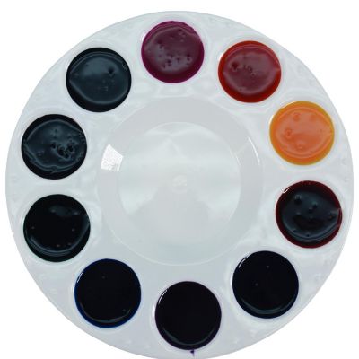 Sax Liquid Washable Watercolor Paint, 8 Ounces, Assorted Colors, Set of 10 Image 1