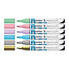 Schneider Paint-It 310 Acrylic Markers, 2 mm Bullet Tip, Wallet, 6 Assorted Pastel Ink Colors Image 1