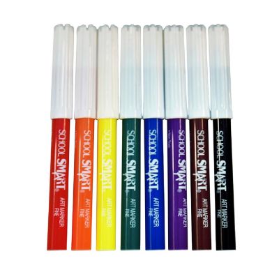 School Smart Combo Marker Pack, Assorted Tip, Assorted Colors, Pack of 192 Image 2
