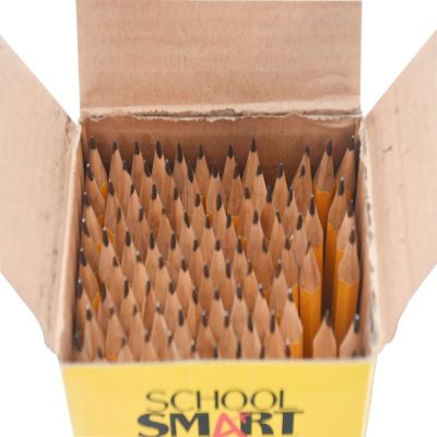 School Smart No 2 Pencils, Pre-Sharpened, Hexagonal with Latex-Free Erasers, Pack of 96 Image 2